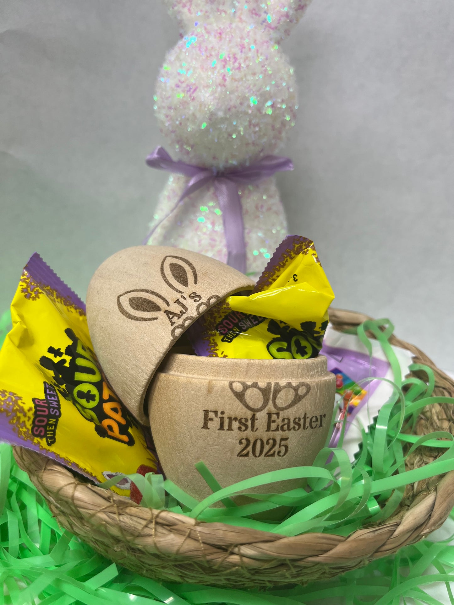 Wood Easter Egg