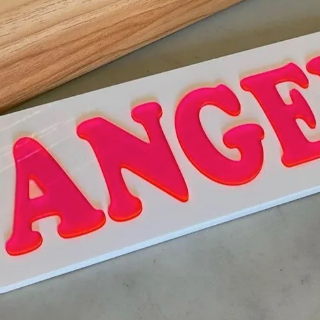 Acrylic Name Puzzle